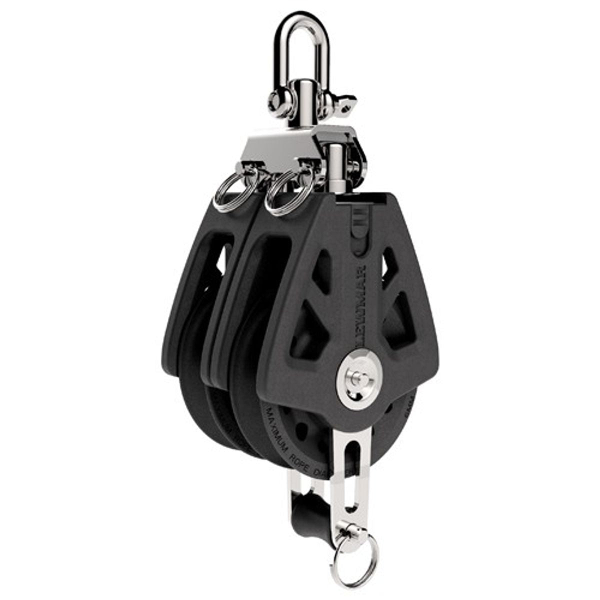 Lewmar Synchro Block Double and Becket (50mm)
