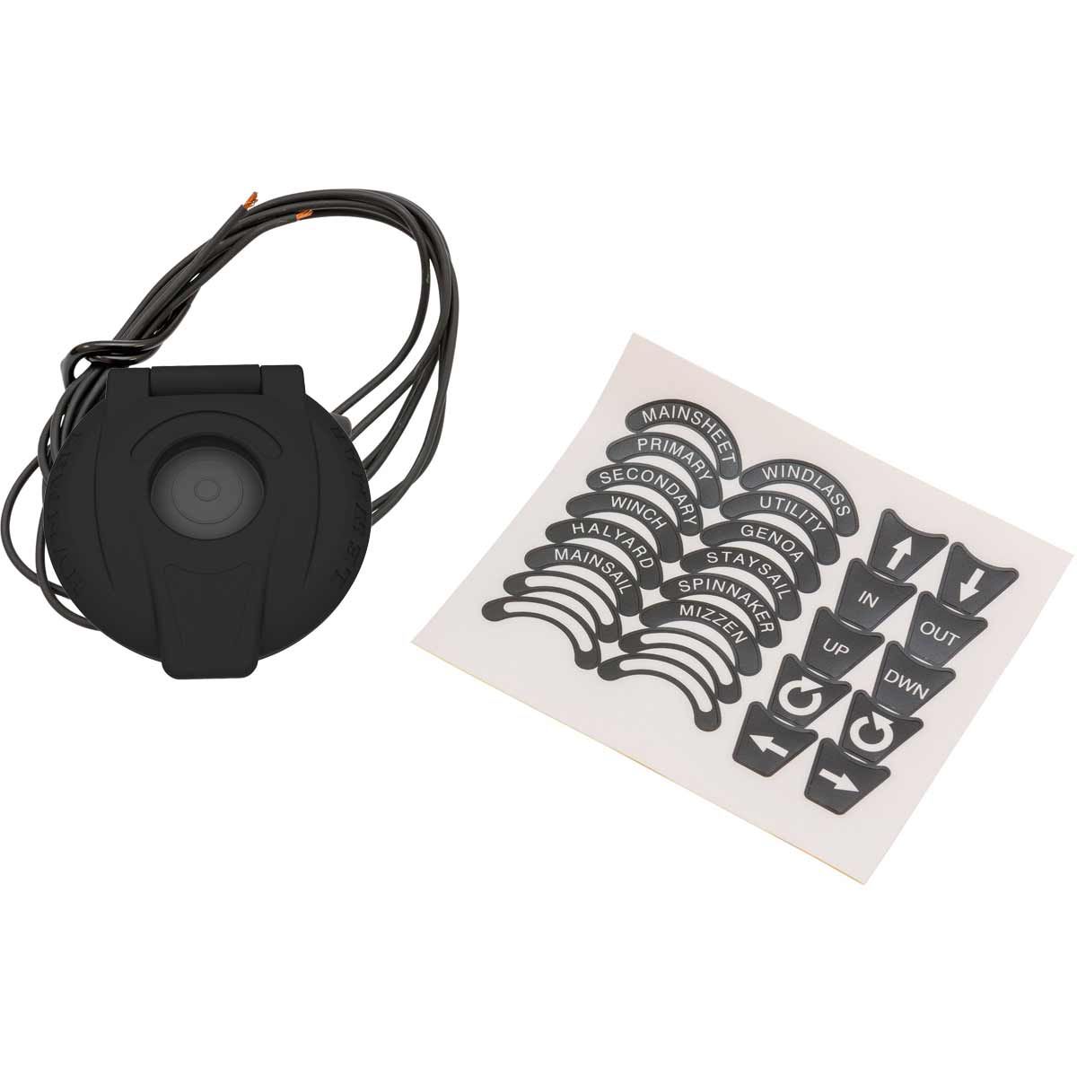 Lewmar CHSX Foot Switch (Open / Black)