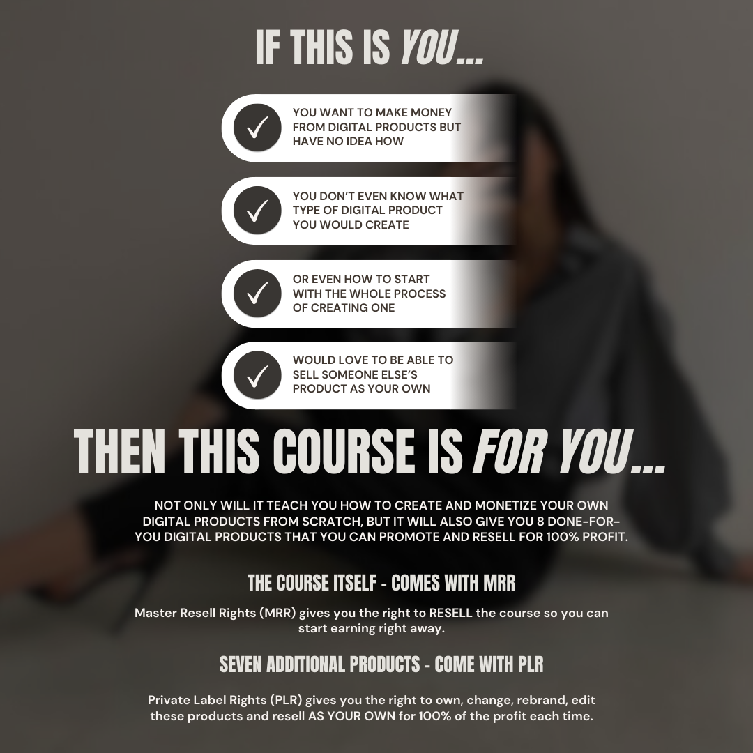 Digital Wealth Course: Master the Art of Selling Digital Products