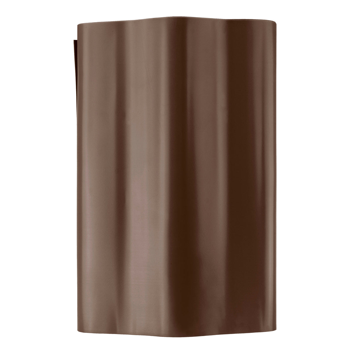 Wavy Plastic Garden Lawn Edging, H=25CM, L=9M, Brown for Home and Garden Use
