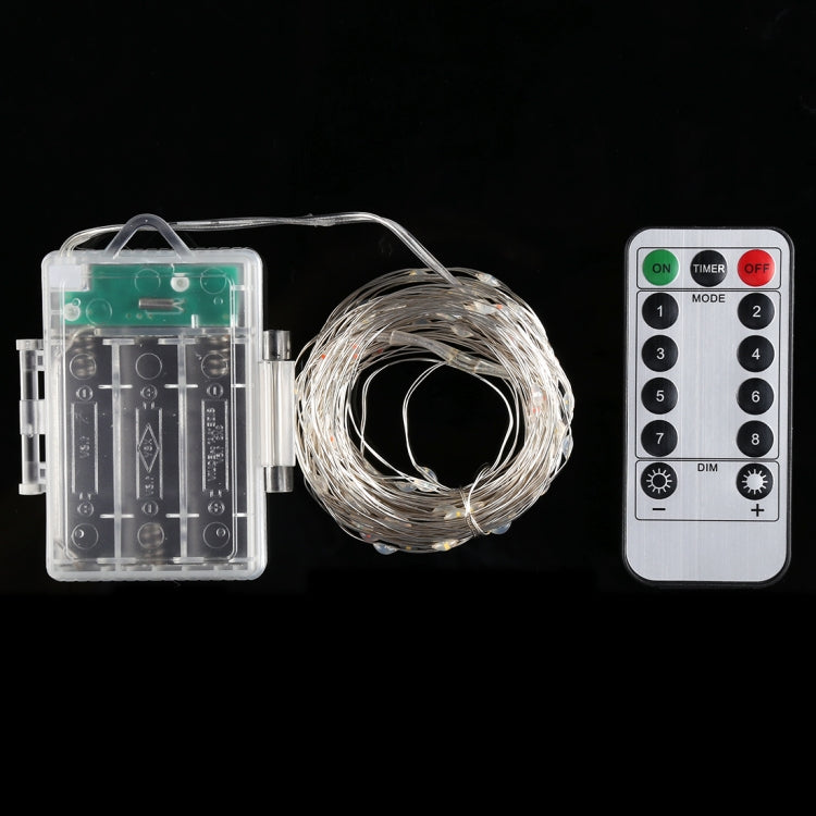 50 LEDs 3 x AA Batteries Box Fairy Lamp Decorative Light with Remote Control, DC 5V, White Light/Remote Control, Warm White/Remote Control, Colorful Light/Remote Control