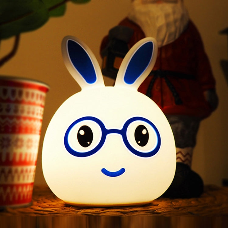 Creative Battery Powered LED Decoration Lamp Novelty Gift, Smile Pink Rabbit/Battery-Powered, Smile Blue Rabbit/Battery-Powered, Happy Pink Rabbit/Battery-Powered, Happy Blue Rabbit/Battery-Powered