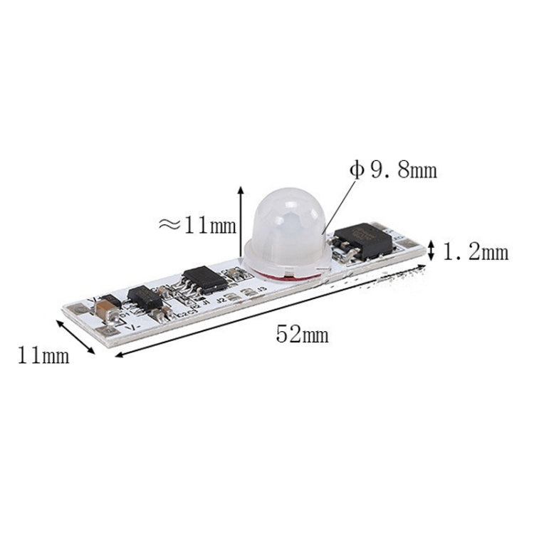 DC3.7 12V / 24V Infrared Human Body Induction Switch Circuit Board Controller