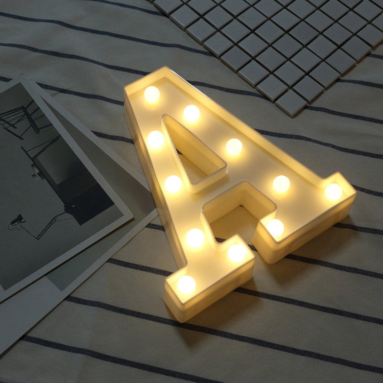 Dry Battery Powered Warm White Standing Hanging LED Holiday Light, A, N, B, O, C, P, D, Q, E, R, F, T, G, U, I, V, J, W, K, X, L, M, Z