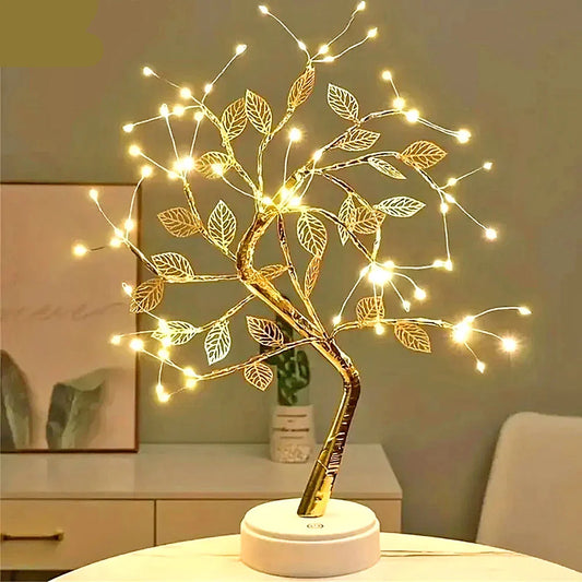 LED Rose Leaf Table Lamp