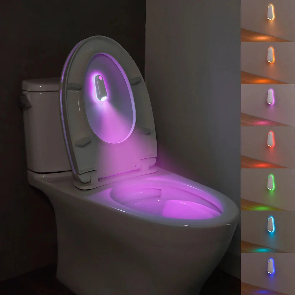 LED Smart Motion Sensor Night Light, Toilet Seat Lights