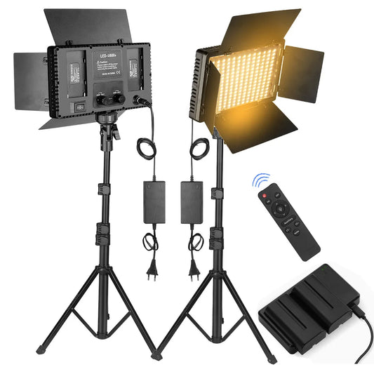 LED Video Light Photo Studio Lamp Bi-Color 2500K-8500k