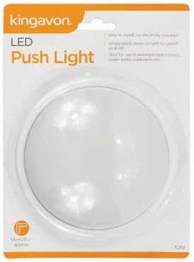 Battery Operated LED Push Light for Cupboards & Wardrobes