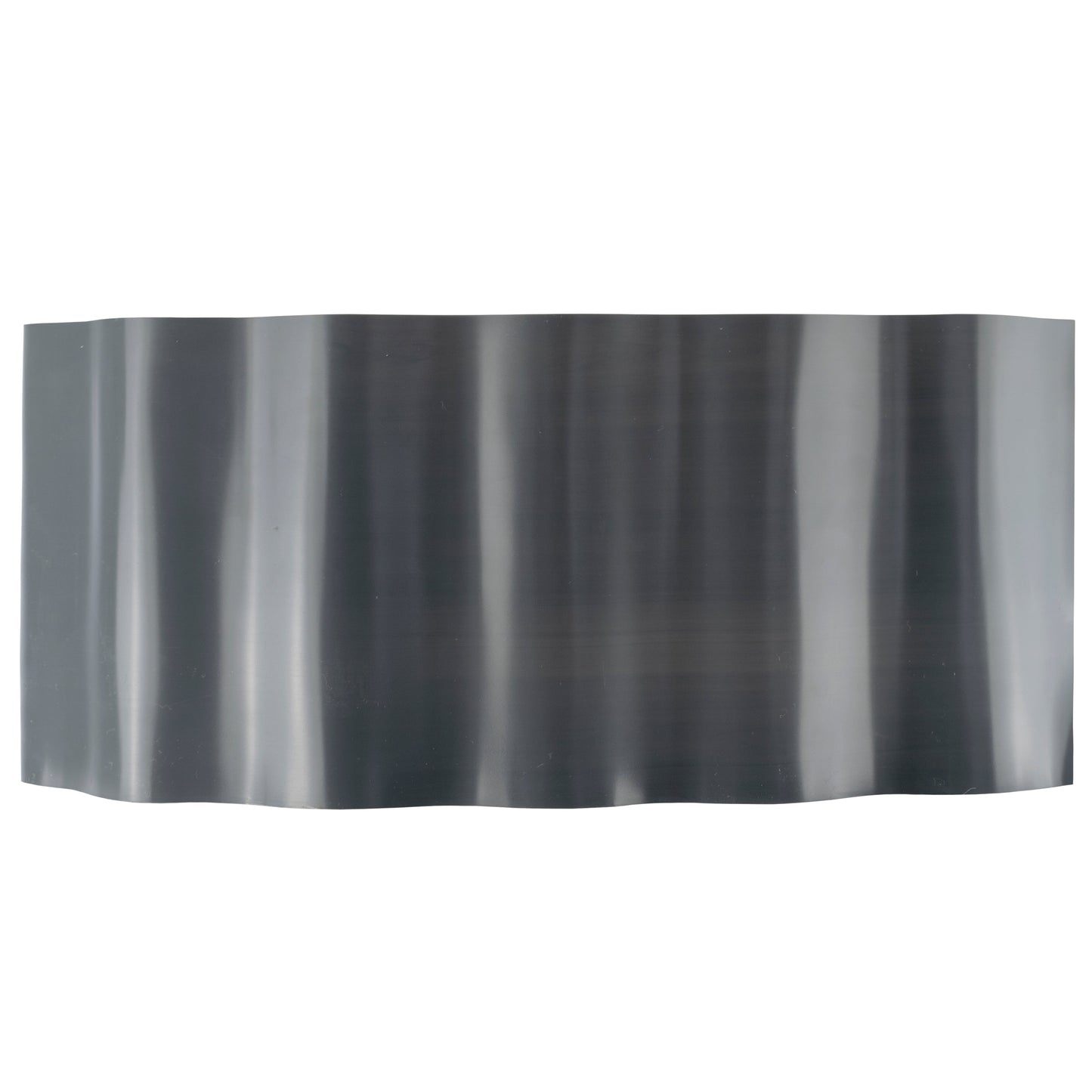 Wavy Plastic Garden Lawn Edging, H=25CM, L=9M, Gray for Home and Garden Use