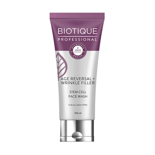 Biotique Professional Age Reversal + Wrinkle Filler Stem Cell Face Wash