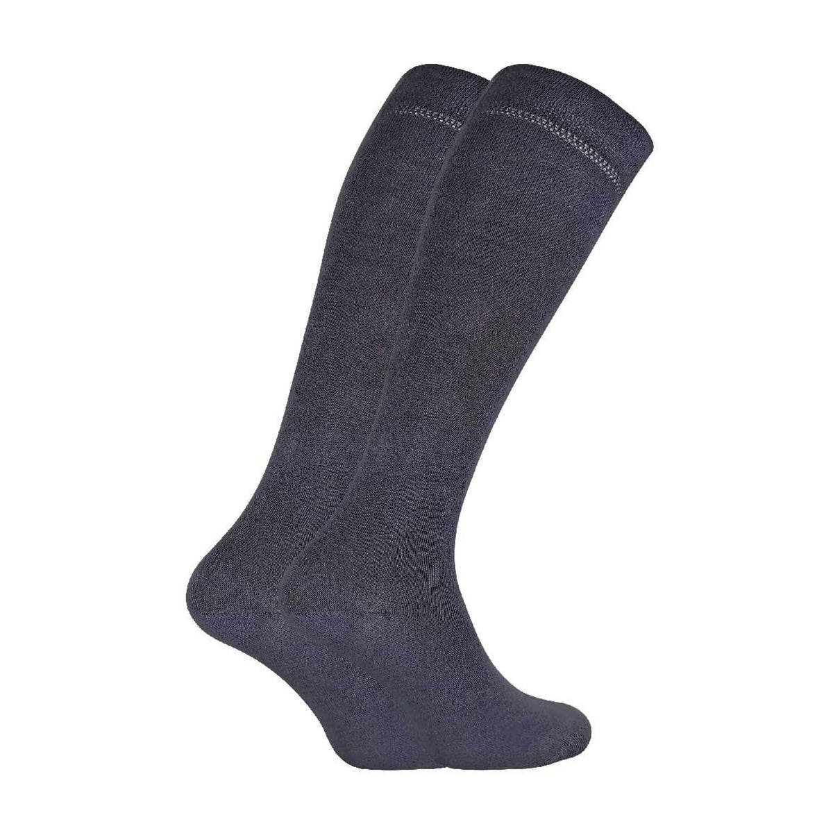 2 Pack Ladies Extra Long Patterned Knee High Bamboo Socks
