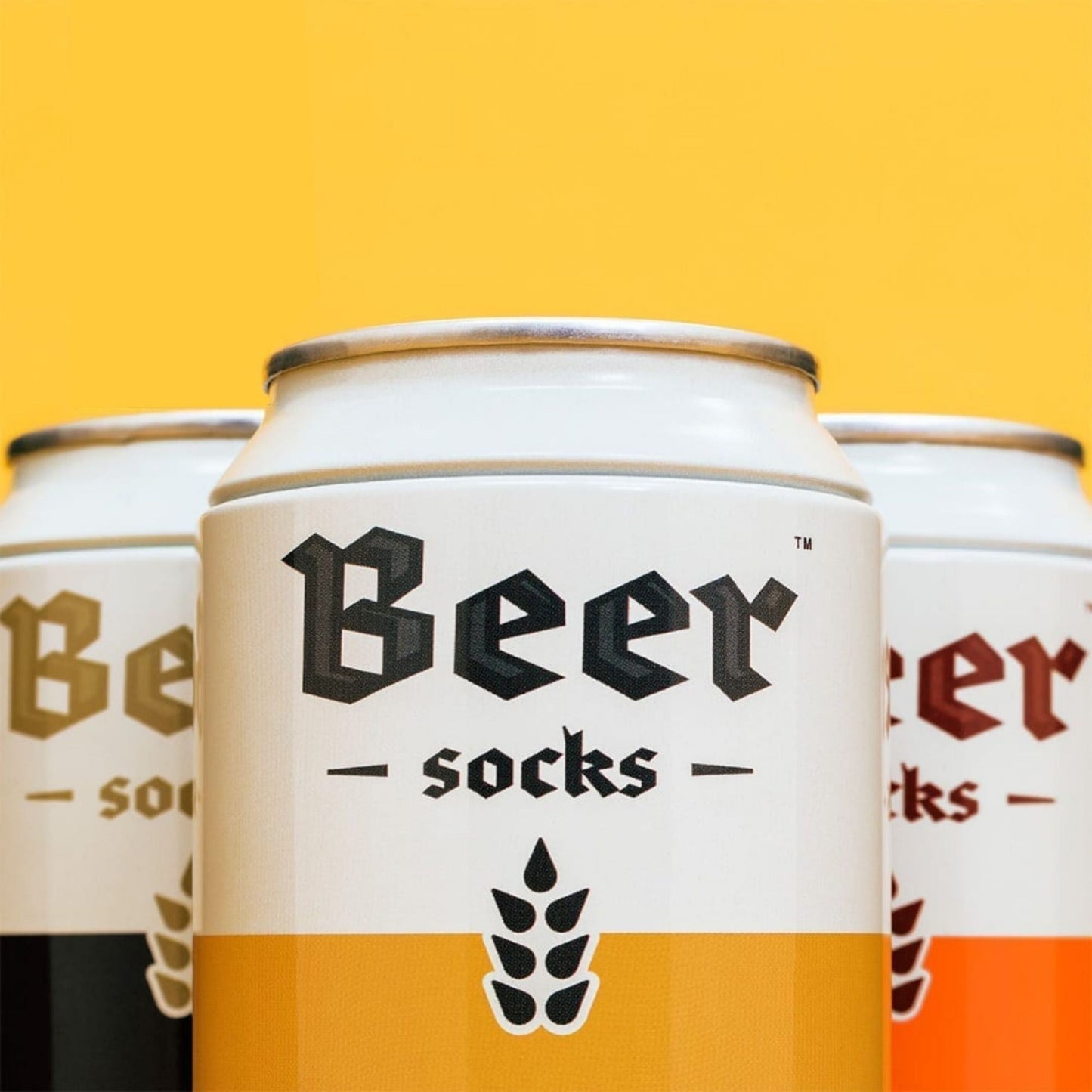1 Pack Mens Beer Socks in a Can (Ale / Lager / Stout)