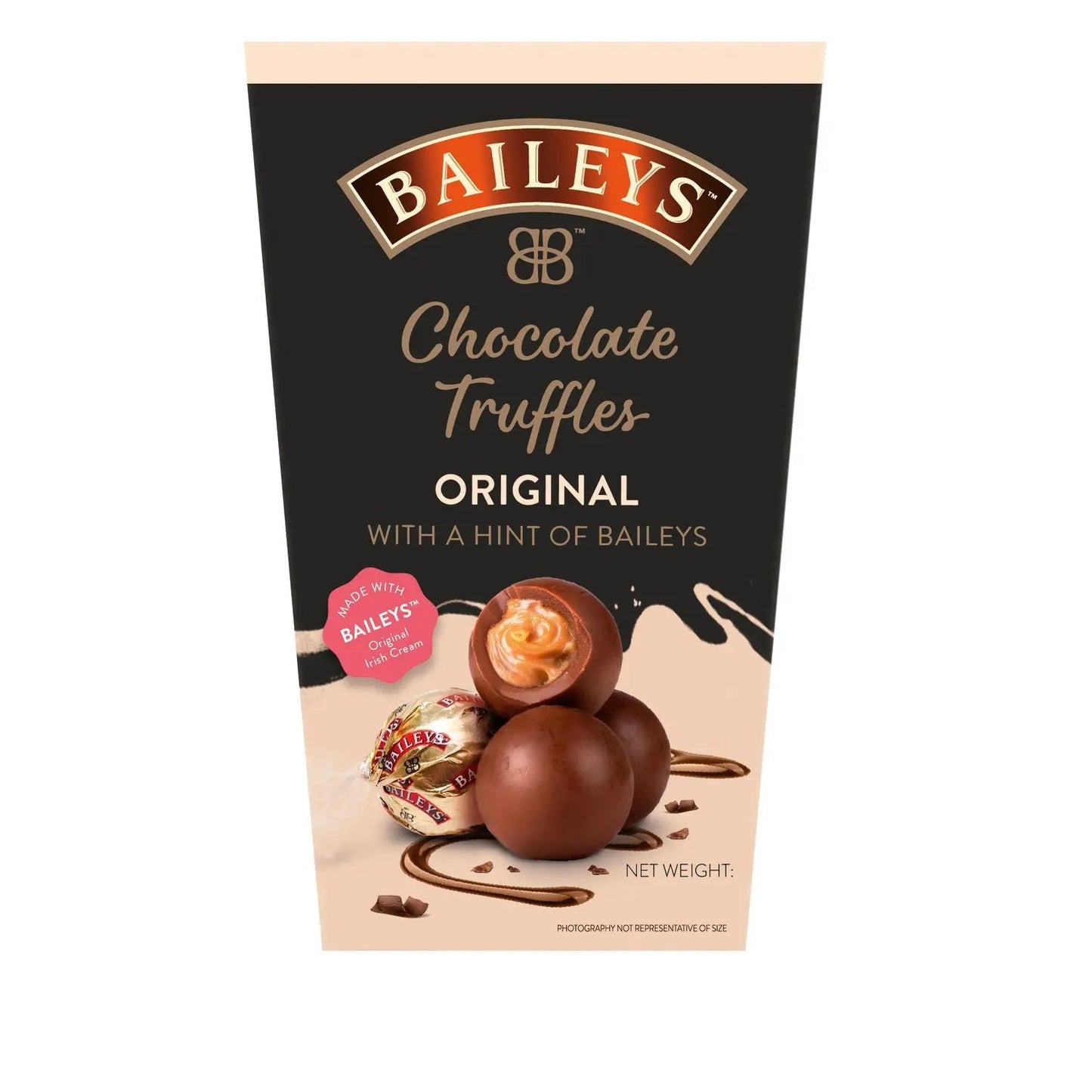 Baileys original twist wrapped truffles in carton