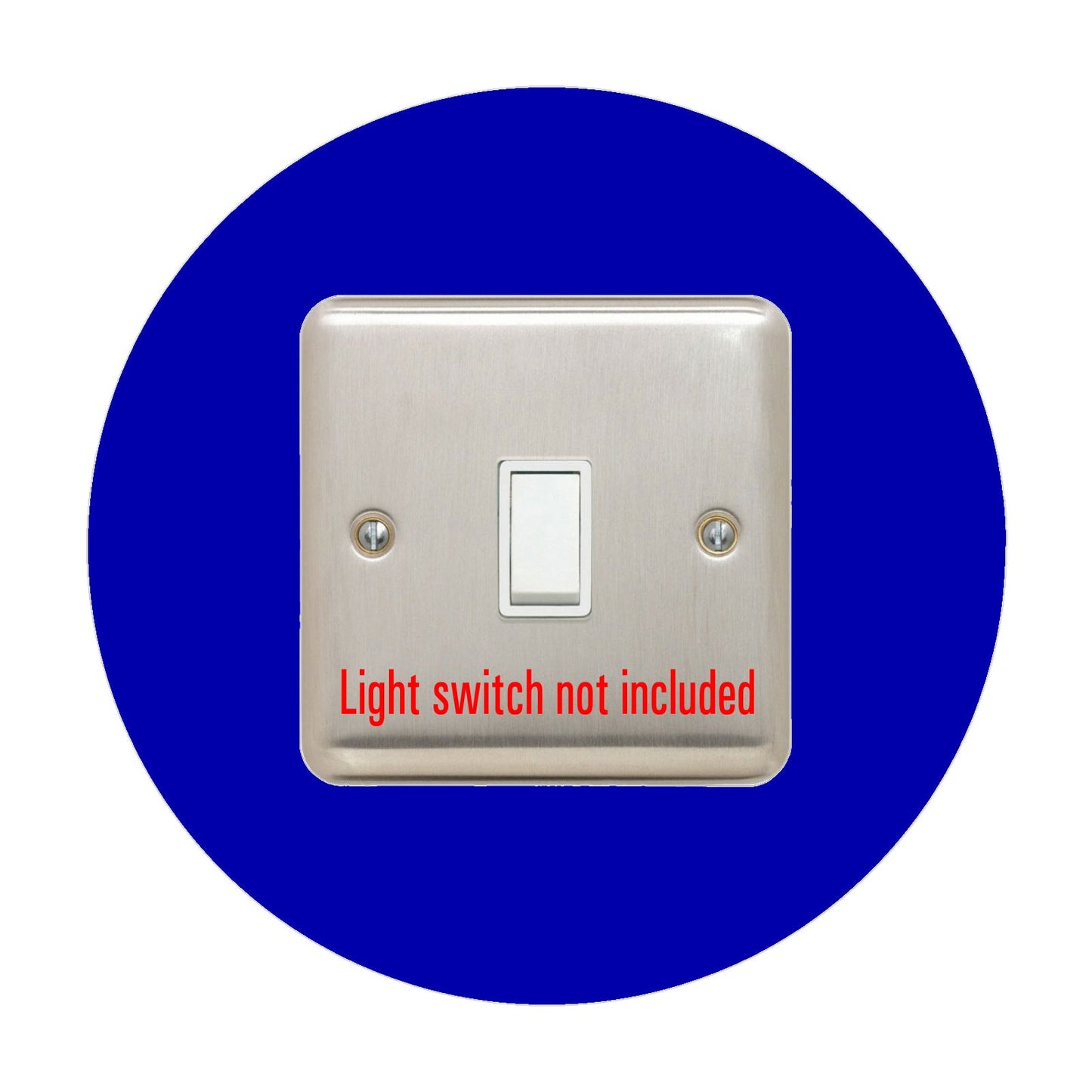 Single Light Switch Surround, round