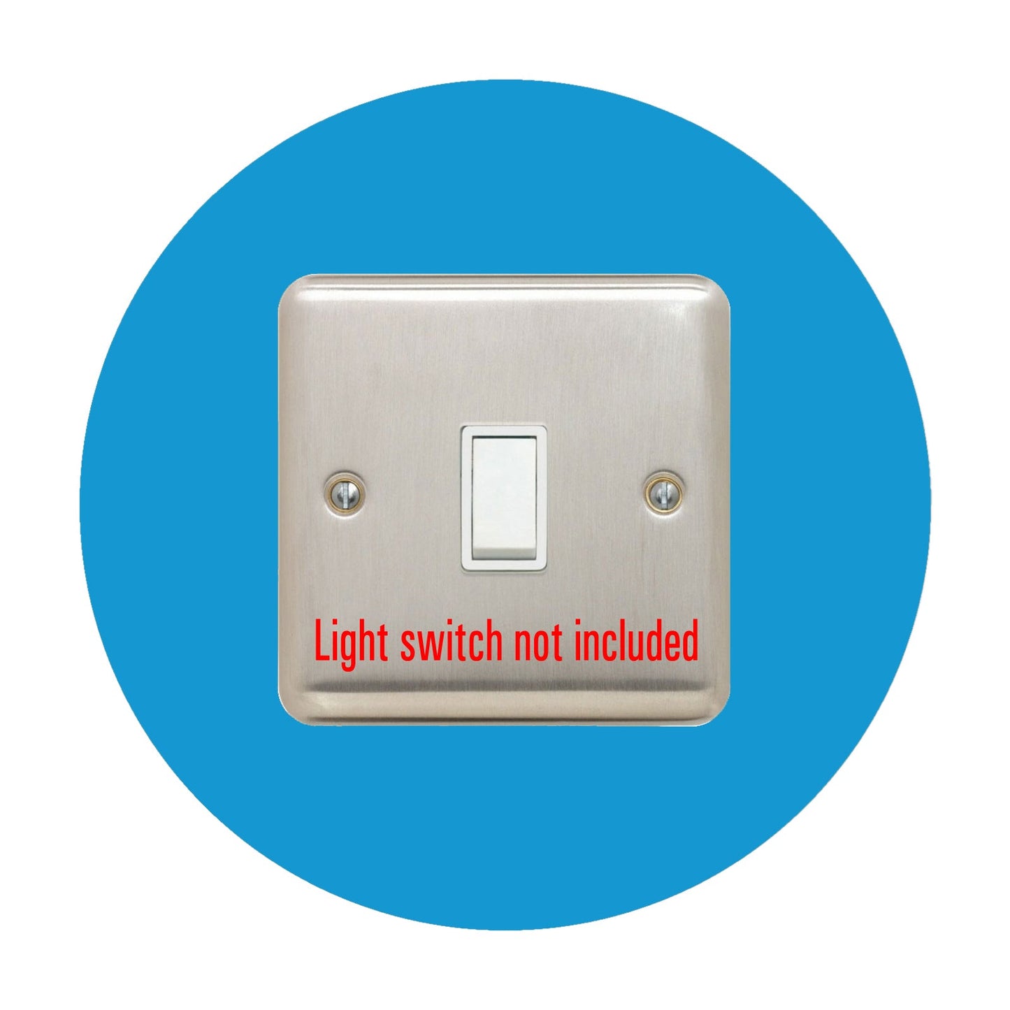 Single Light Switch Surround, round