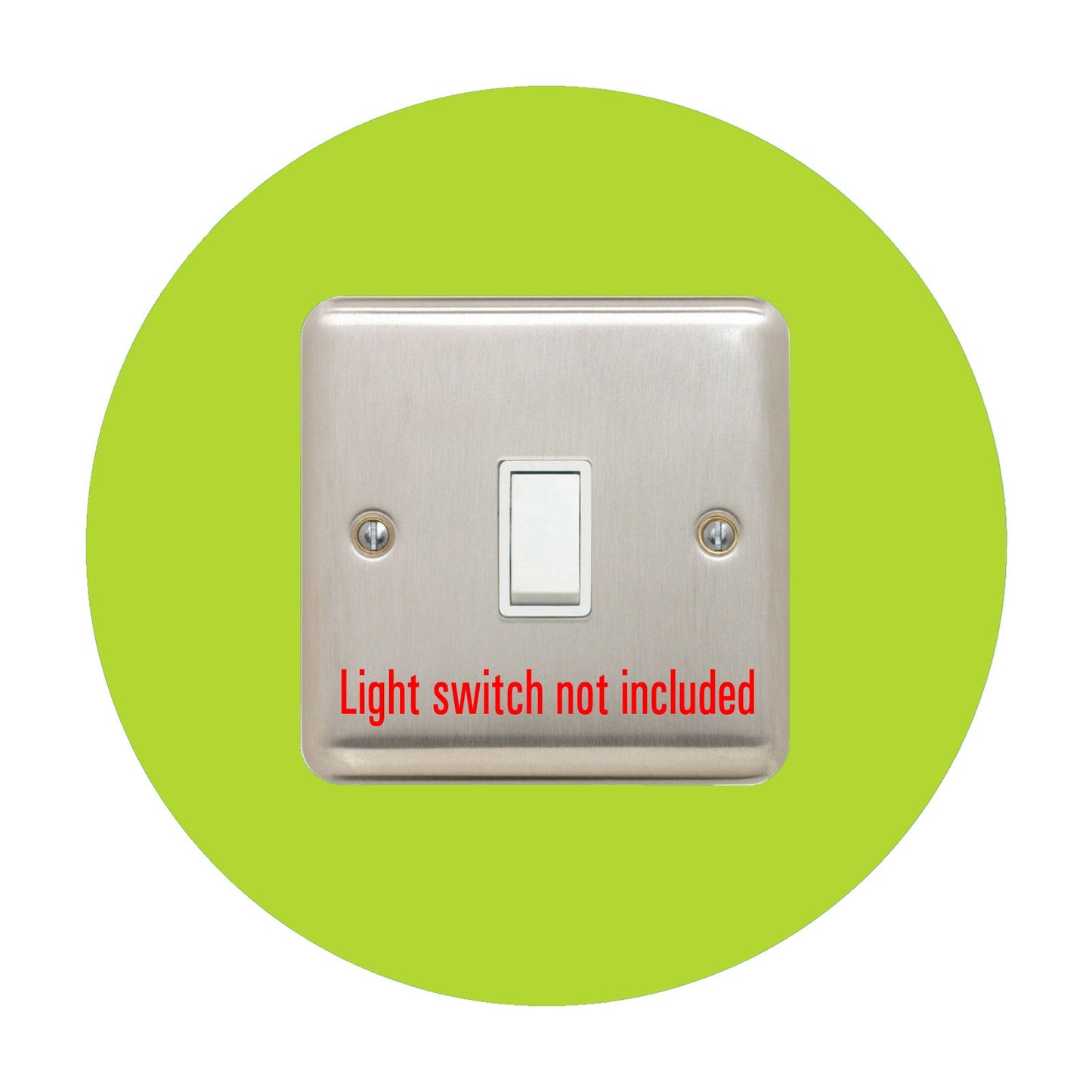 Single Light Switch Surround, round