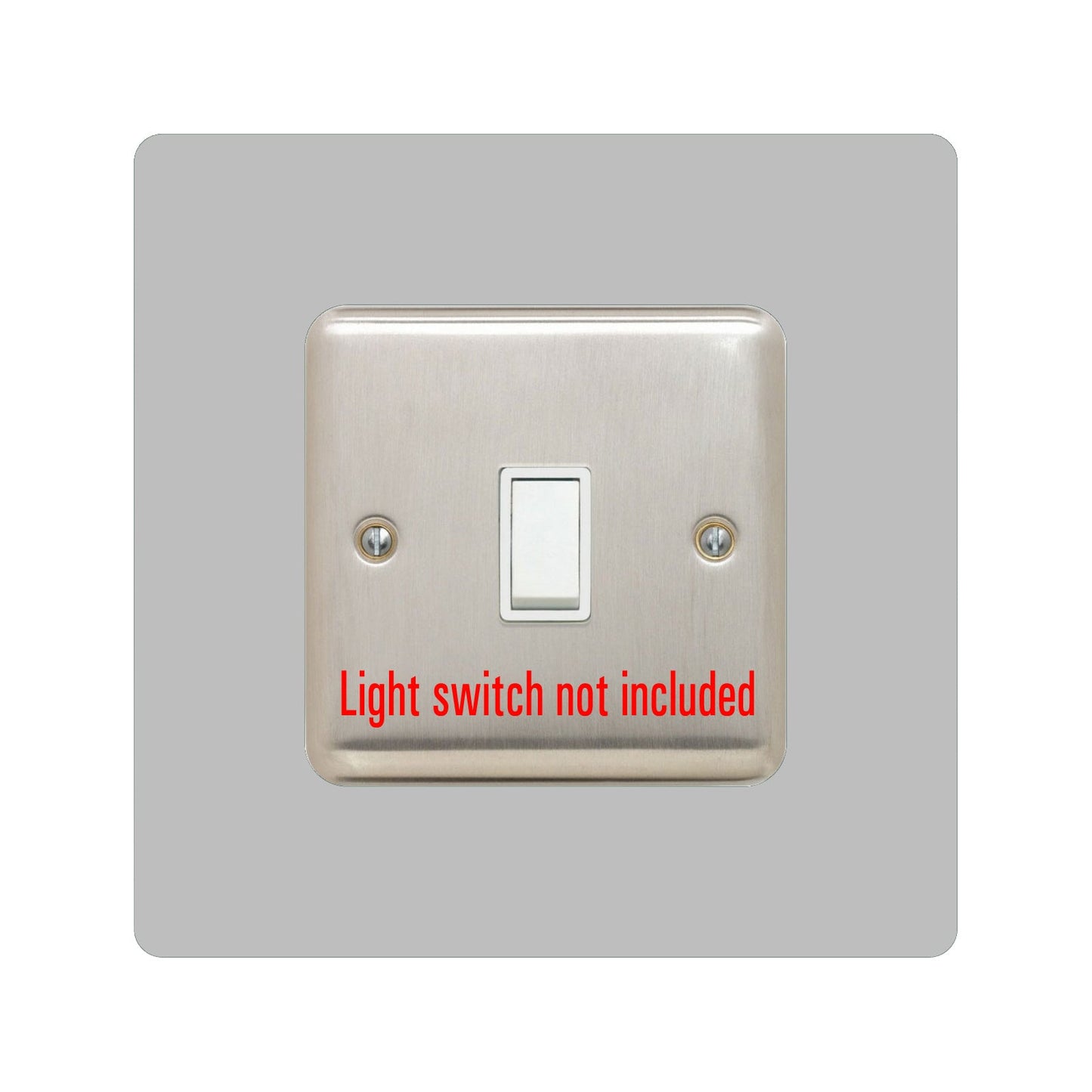 Single Light Switch Surround, square
