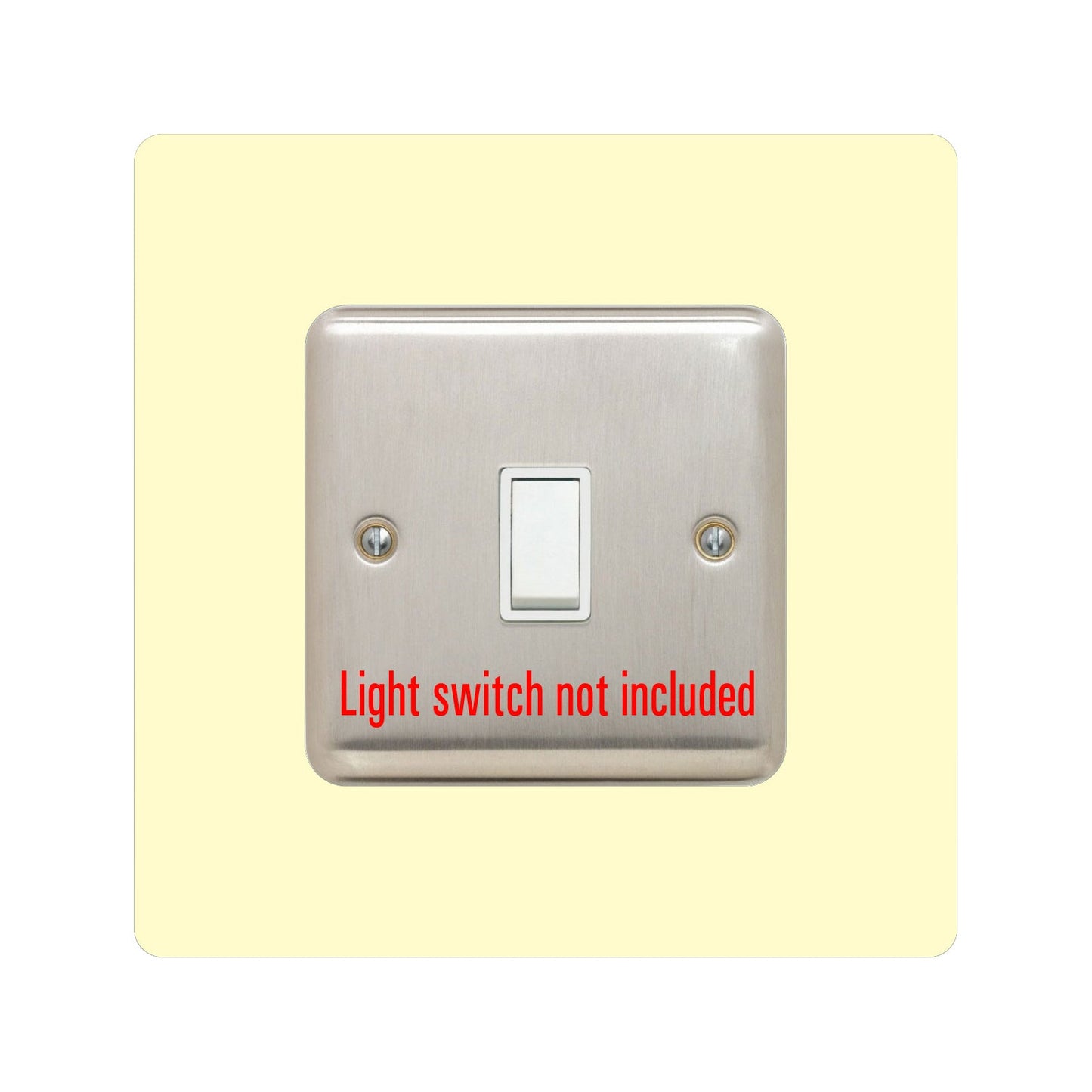 Single Light Switch Surround, square
