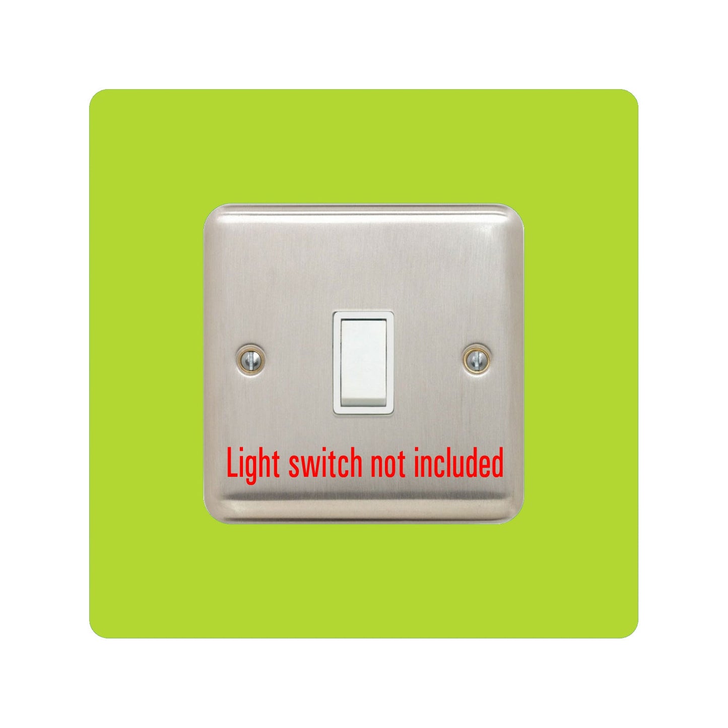 Single Light Switch Surround, square