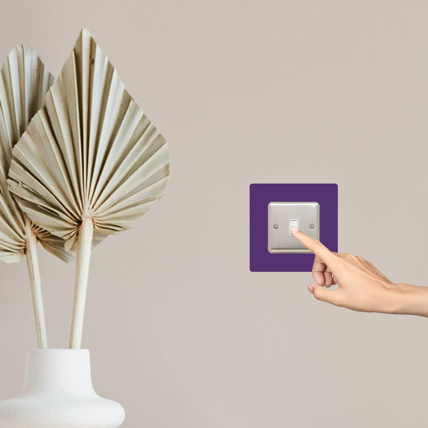 Single Light Switch Surround, square