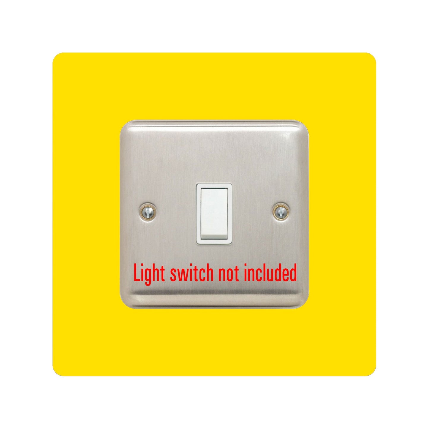 Single Light Switch Surround, square