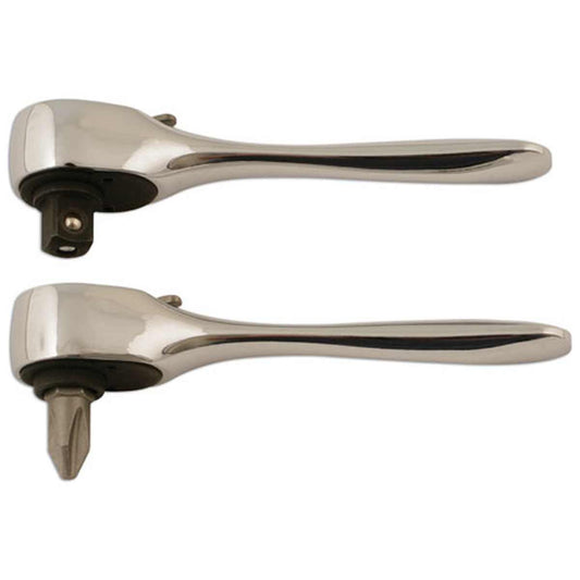 Laser Tools Micro Ratchet Set 1/4" Drive (2-Piece) LT-5822