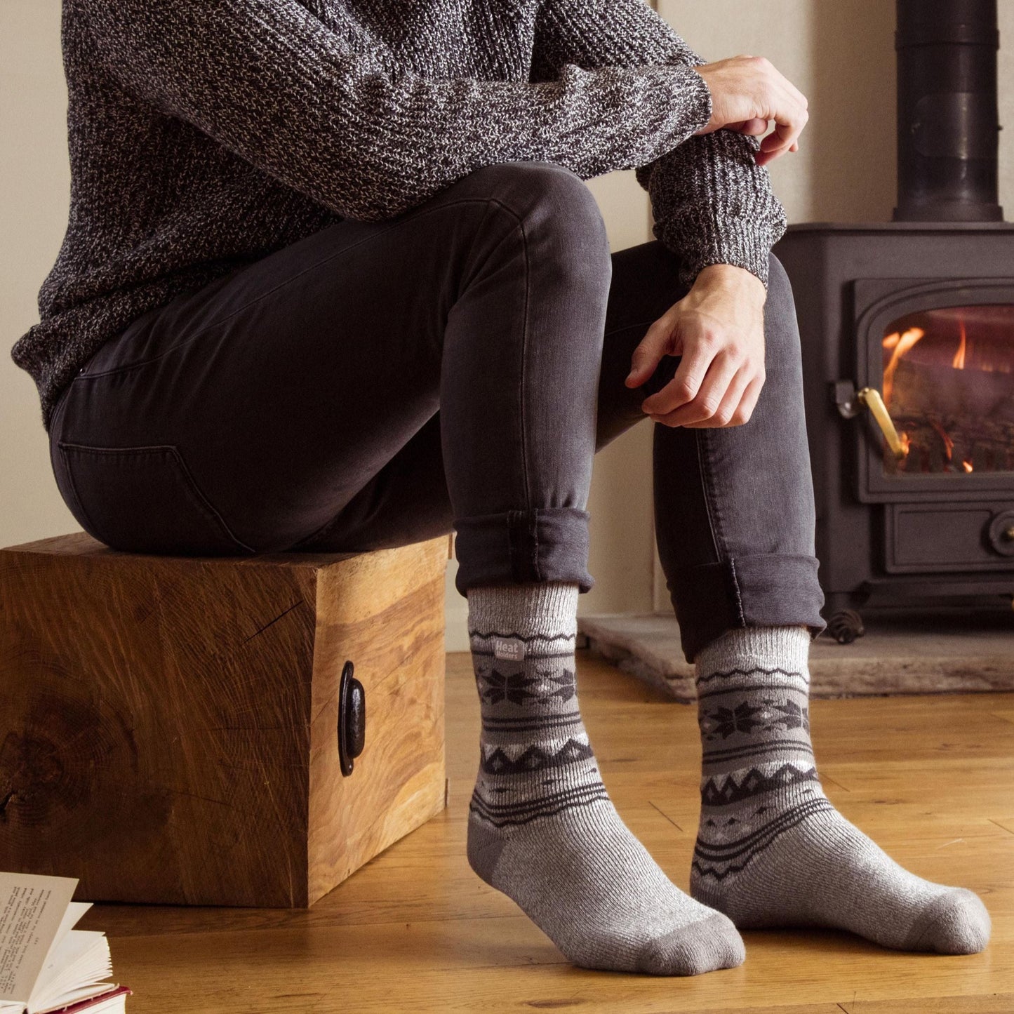 Mens Thin Warm 1.6 Tog Lightweight Thermal Dress Socks