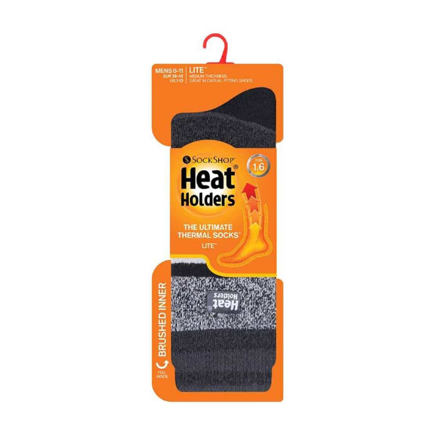 Mens Thin Warm 1.6 Tog Lightweight Thermal Dress Socks