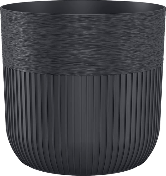 Luca Pot without Hole 160mm Deep Black DIY Workshop Accessory DIY Tool Accessory