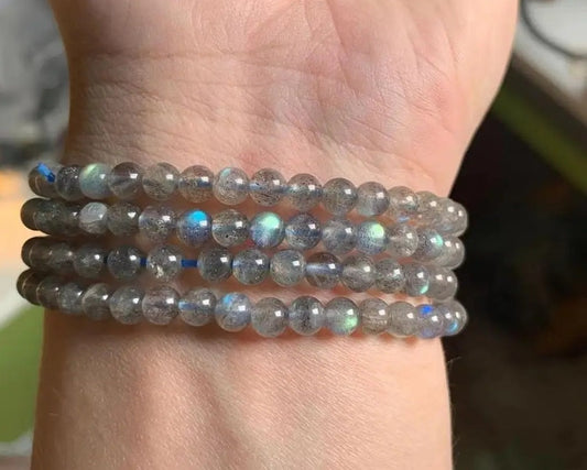 6mm Beautiful Labradorite Strech Bracelet