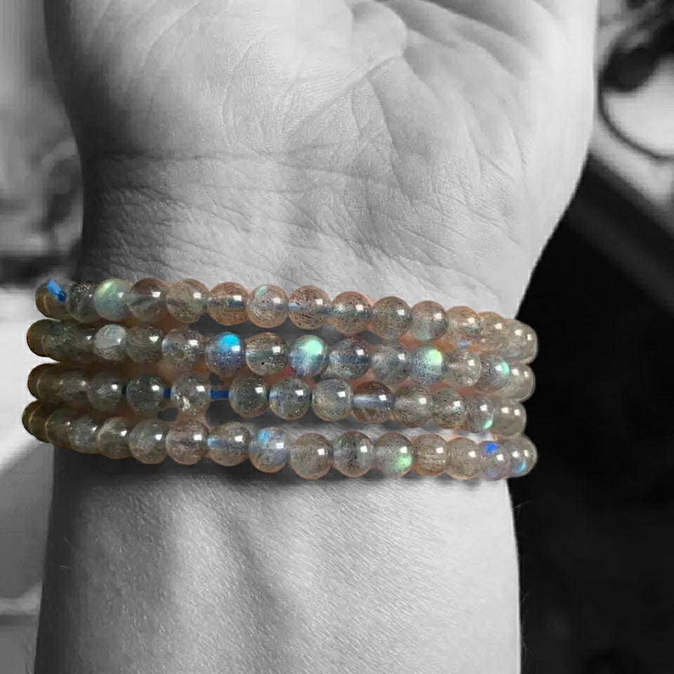 6mm Beautiful Labradorite Strech Bracelet