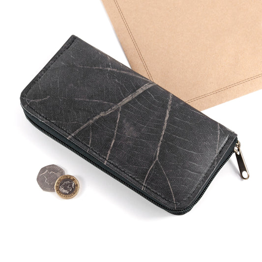 Vegan Leather Zip Over Purse