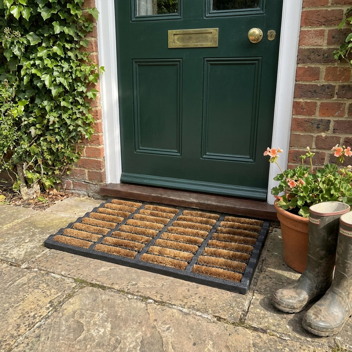 Rubber and Coir Scraper Door Mat
