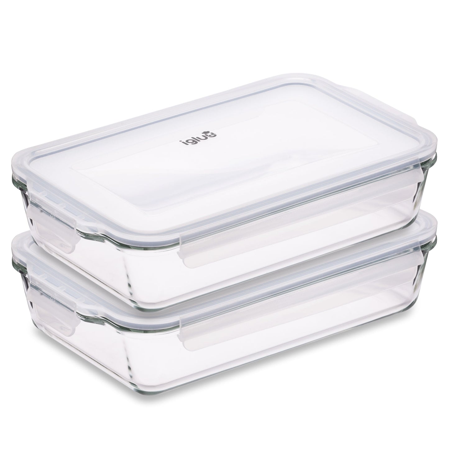 Borosilicate Glass Lasagne Dish with Lid - 2.2L