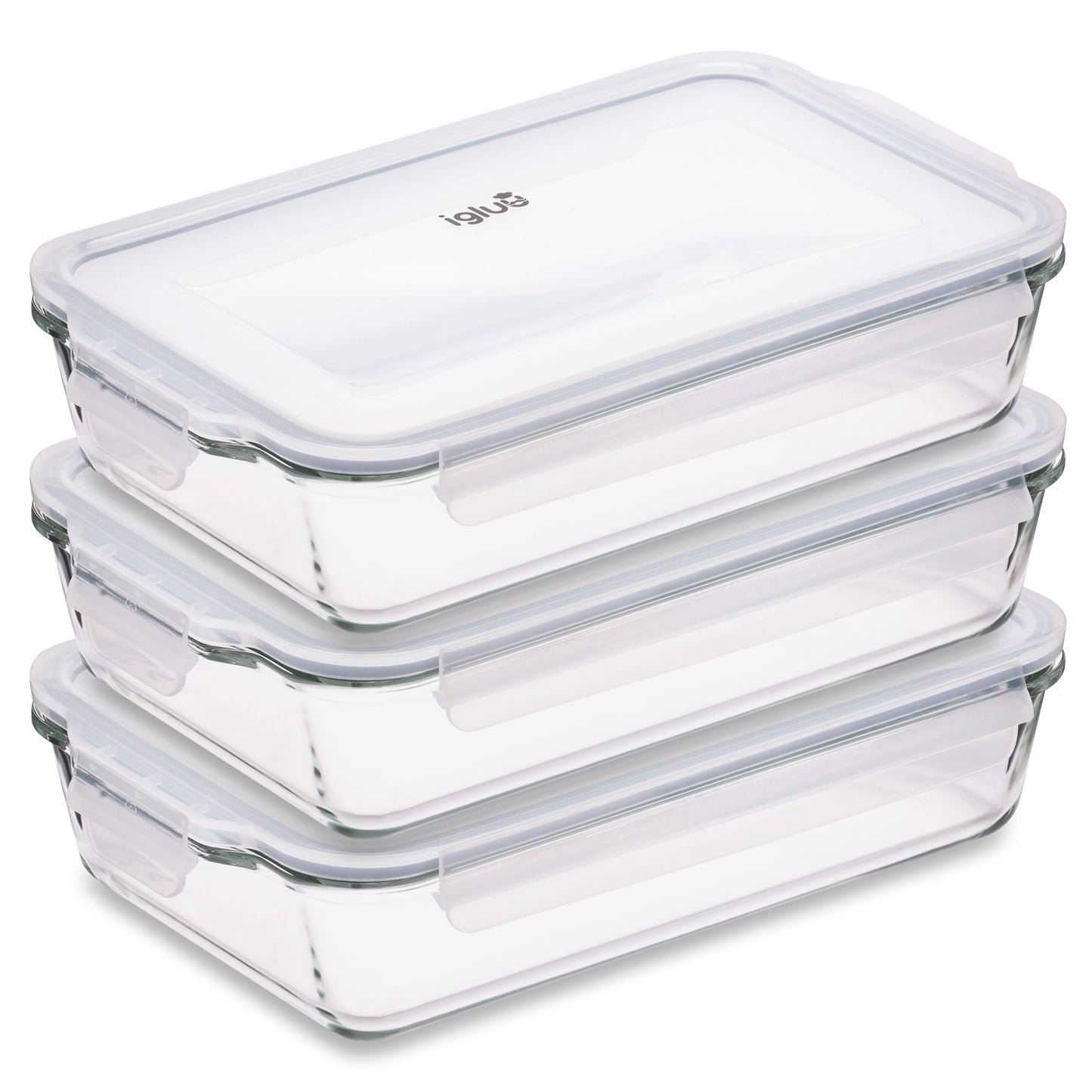 Borosilicate Glass Lasagne Dish with Lid - 2.2L