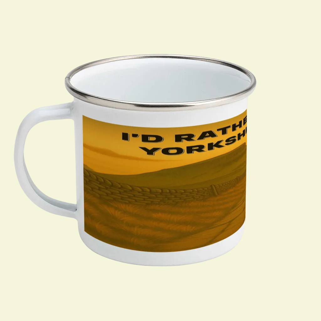 I’d Rather Be in the Yorkshire Dales – 12oz Enamel Camping Mug