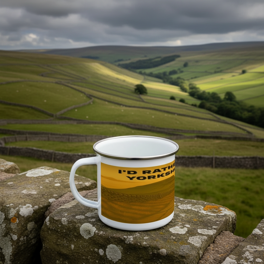 I’d Rather Be in the Yorkshire Dales – 12oz Enamel Camping Mug