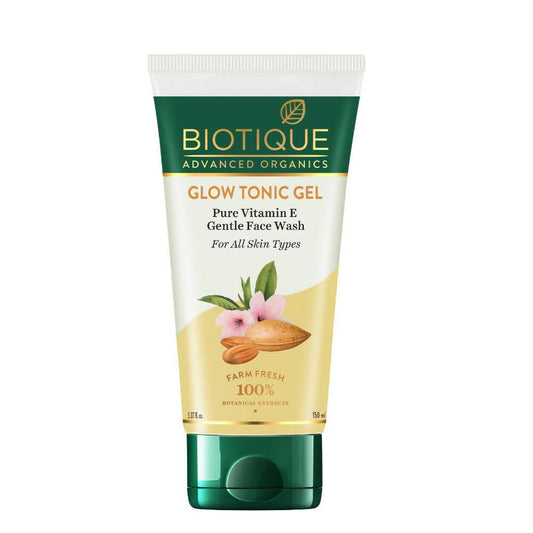 Biotique Glow Tonic Gel Pure Vitamin E Gentle Face Wash