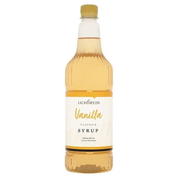 Lichfields Vanilla Flavour Syrup 1 Litre (Case of 6)