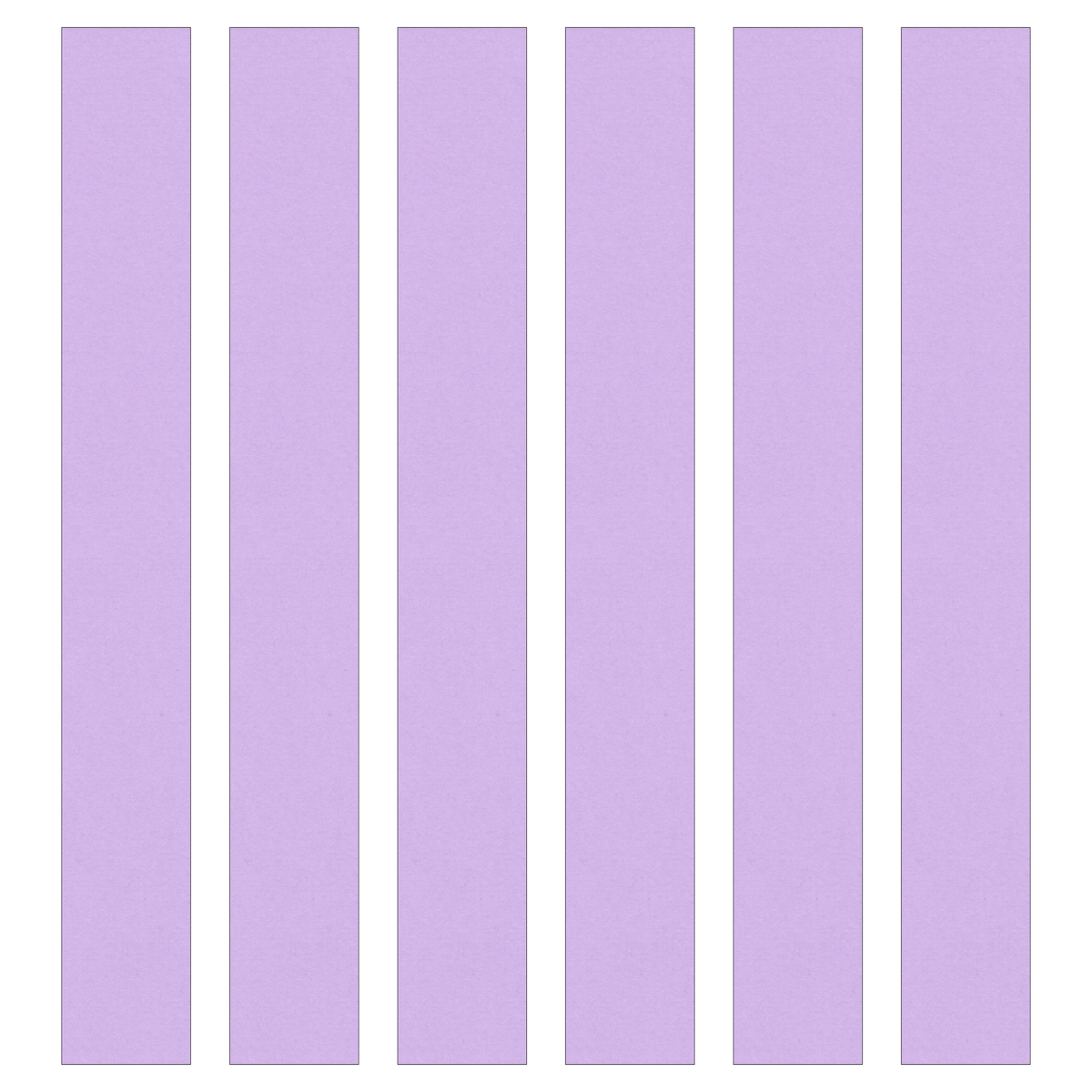 Lilac Paper Chain Card Strips. 5 Meter / 16 Feet Long. Wedding Party Decor