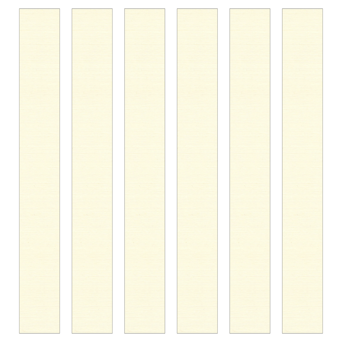 Linen Ivory Paper Chain Card Strips. 5 Meter / 16 Feet Long. Wedding Party Decor