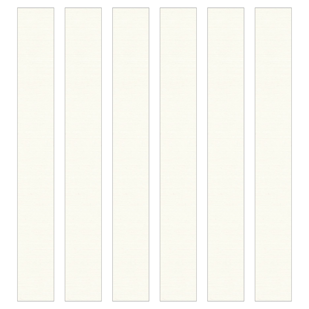 Linen White Paper Chain Card Strips. 5 Meter / 16 Feet Long. Wedding Party Decor