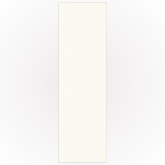 40 Linen White Card Bookmark Blanks. 210mm x 44mm, 255gsm. Crafts DIY Making