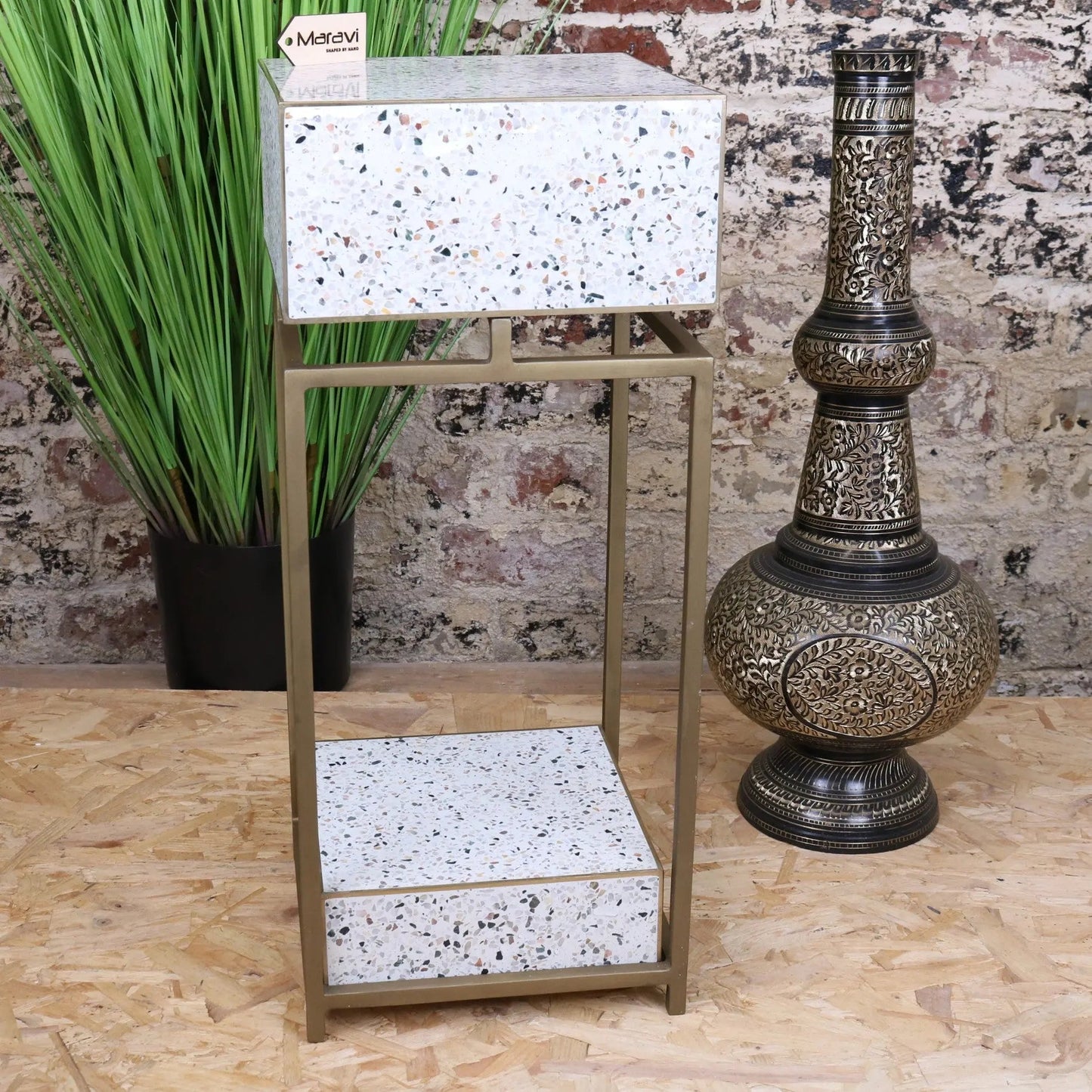 Lira Terrazzo Side Table