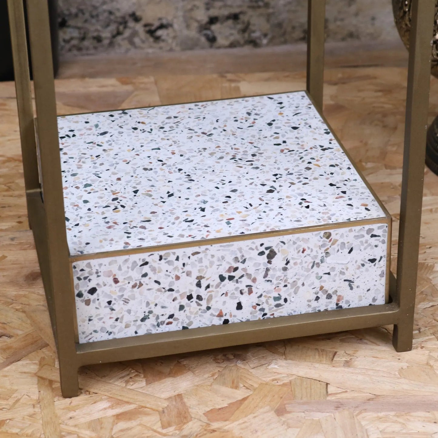 Lira Terrazzo Side Table