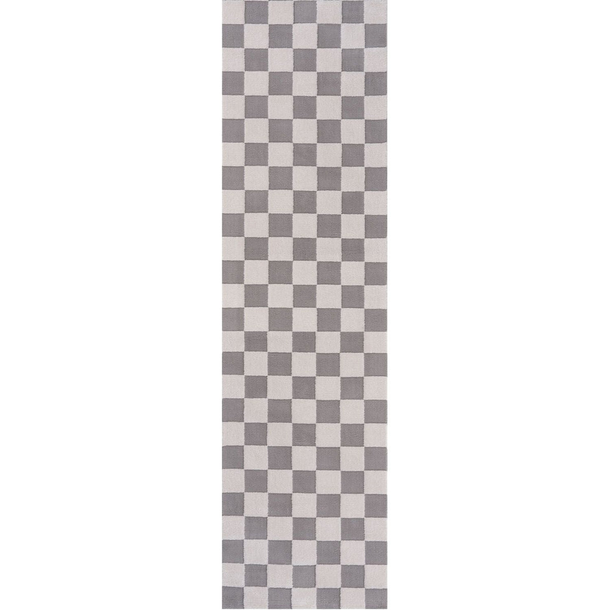 Loft Checkerboard Grey Rug