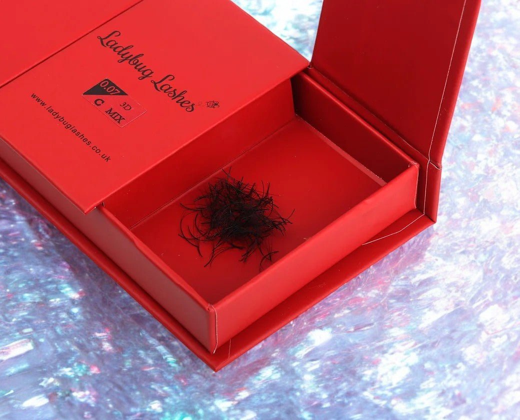 Loose Promade Premade Fans Mixed Box Smaller Sizes