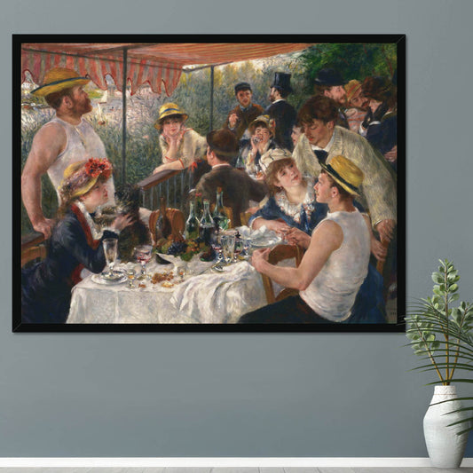 "Luncheon of the Boating Party" by Renoir on Acrylic, Canvas, Framed Prints, Framed Canvasor Print-only