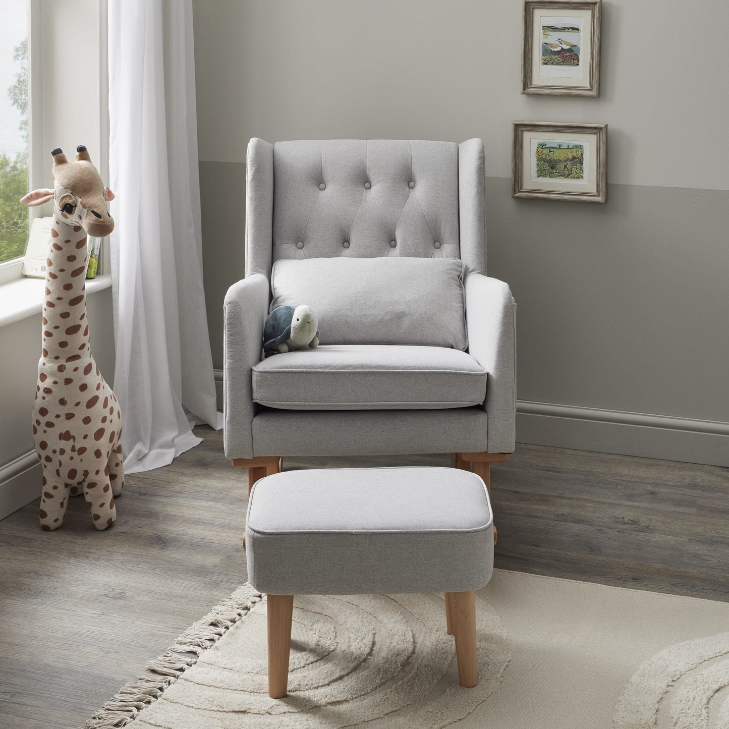 Lux Nursing Chair with Footstool