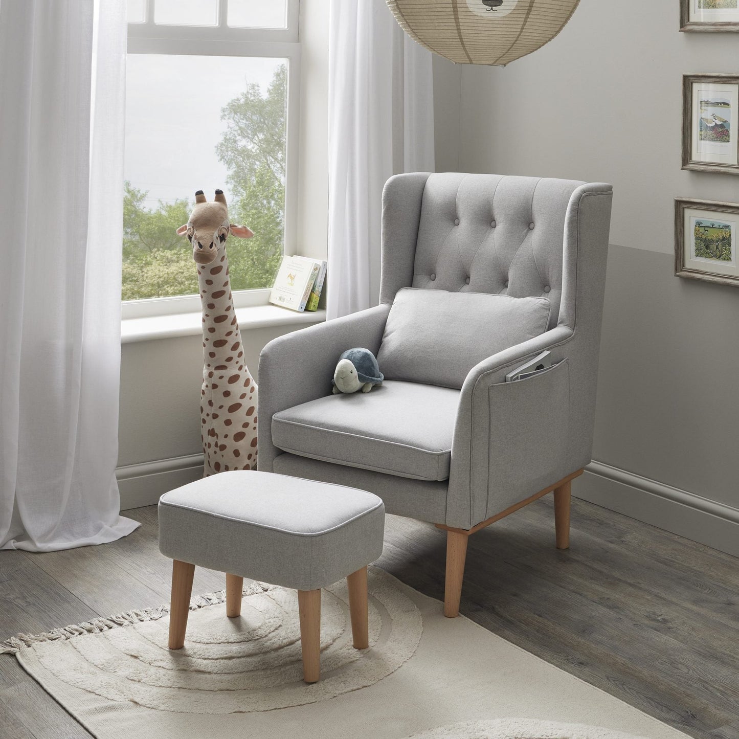 Lux Nursing Chair with Footstool